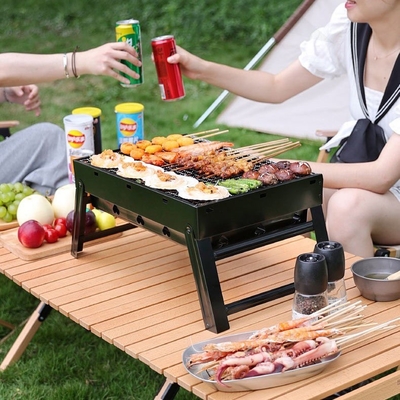 Kampierender Holzkohle GRILL Grill im Freien