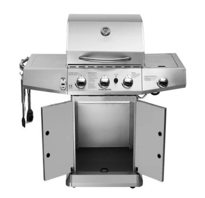 Soem-Gas GRILL grillen 4 Brenner-Gas-Grill-Bremsen mit Bremsen