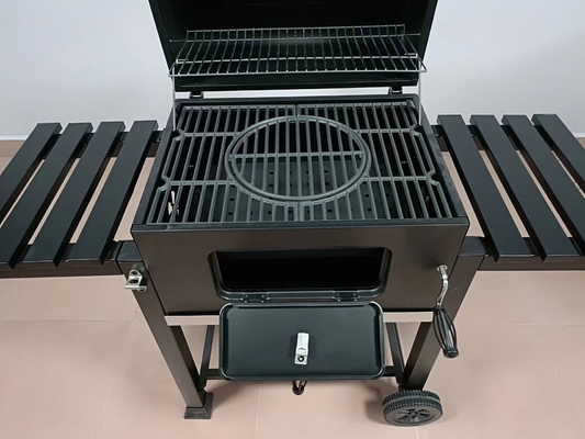 tragbarer Holzkohlen-Grill 40kgs CSA 12,6 Zoll-Edelstahl-Holz-brennender Grill