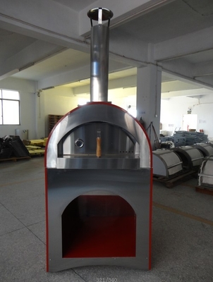 Stahlholzofen des 840mm Edelstahl-Holz-Pizza-Ofen-201ss