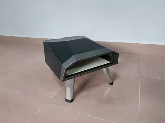 Hochtemperatur-Gas-Pizzoofen mit Thermostat aus Edelstahl