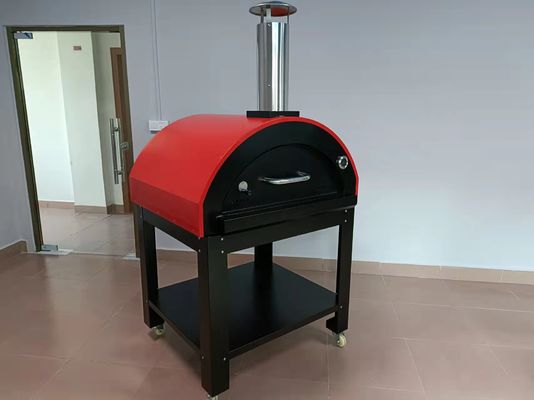 Tragbare Edelstahl-Holz abgefeuerte Pizza Oven Easily Move CSA