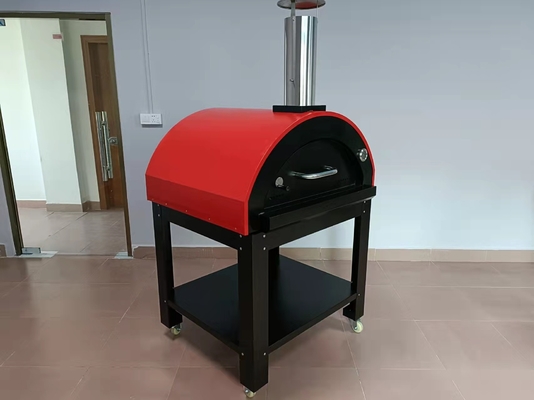 Ziegelstein-hölzerner abgefeuerter Pizza-Ofen des Edelstahl-hölzerner abgefeuerter Pizza-Ofen-AGA