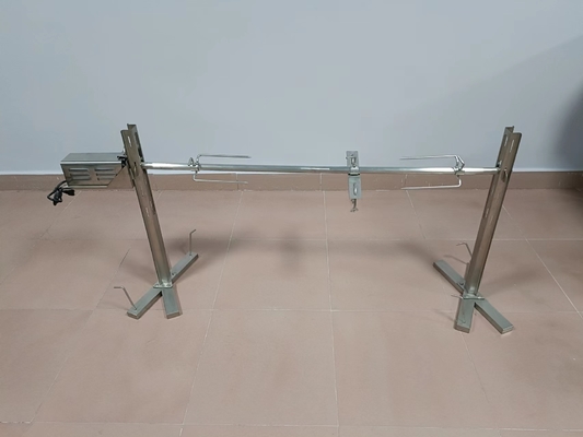 Grill-Spucken-Röster UL-304SS, der Holzkohlen-Röster-Grill wandert
