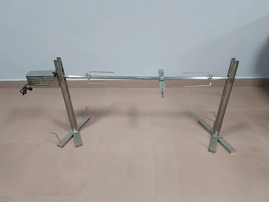 Grill-Spucken-Röster UL-304SS, der Holzkohlen-Röster-Grill wandert