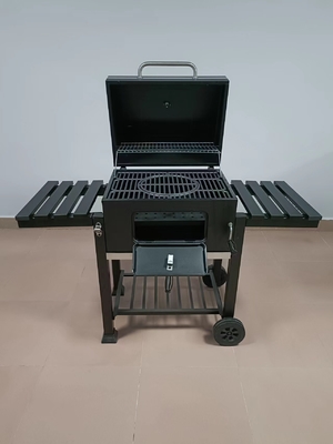 Holzkohle GRILL Grill des Gewichts-40kg 23,7 Zoll-tragbarer kampierender Grill mit Rädern