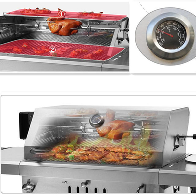 Hochleistungs-Grill 650MM Kitchenaid GRILL Gas AGA 201ss errichtet im Grill
