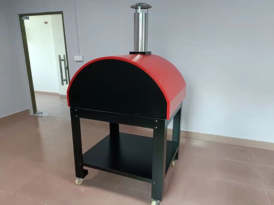 Edelstahl-hölzerner abgefeuerter Pizza-Ofen CSA außerhalb des Ofen-Brand-Holzes