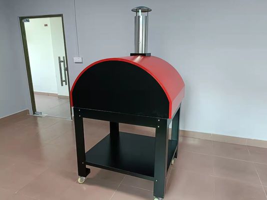 Edelstahl-hölzerner Ofen des 950mm Mobile-hölzerner abgefeuerter Pizza-Ofen-201S