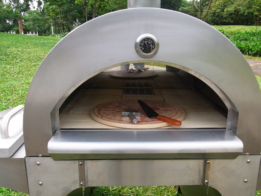 750mm Edelstahl-Holz abgefeuerter Pizza-Oven Spatula Stainless Steel Wood abgefeuerter Ofen